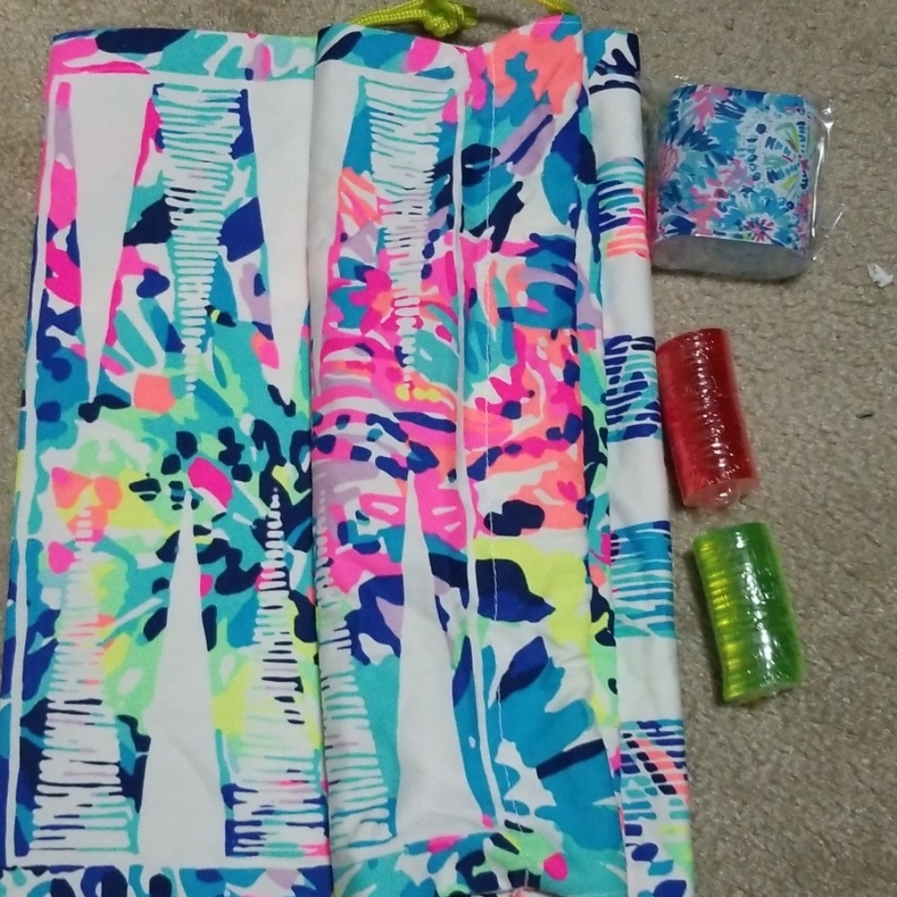 Lilly Pulitzer drawstring bag never used